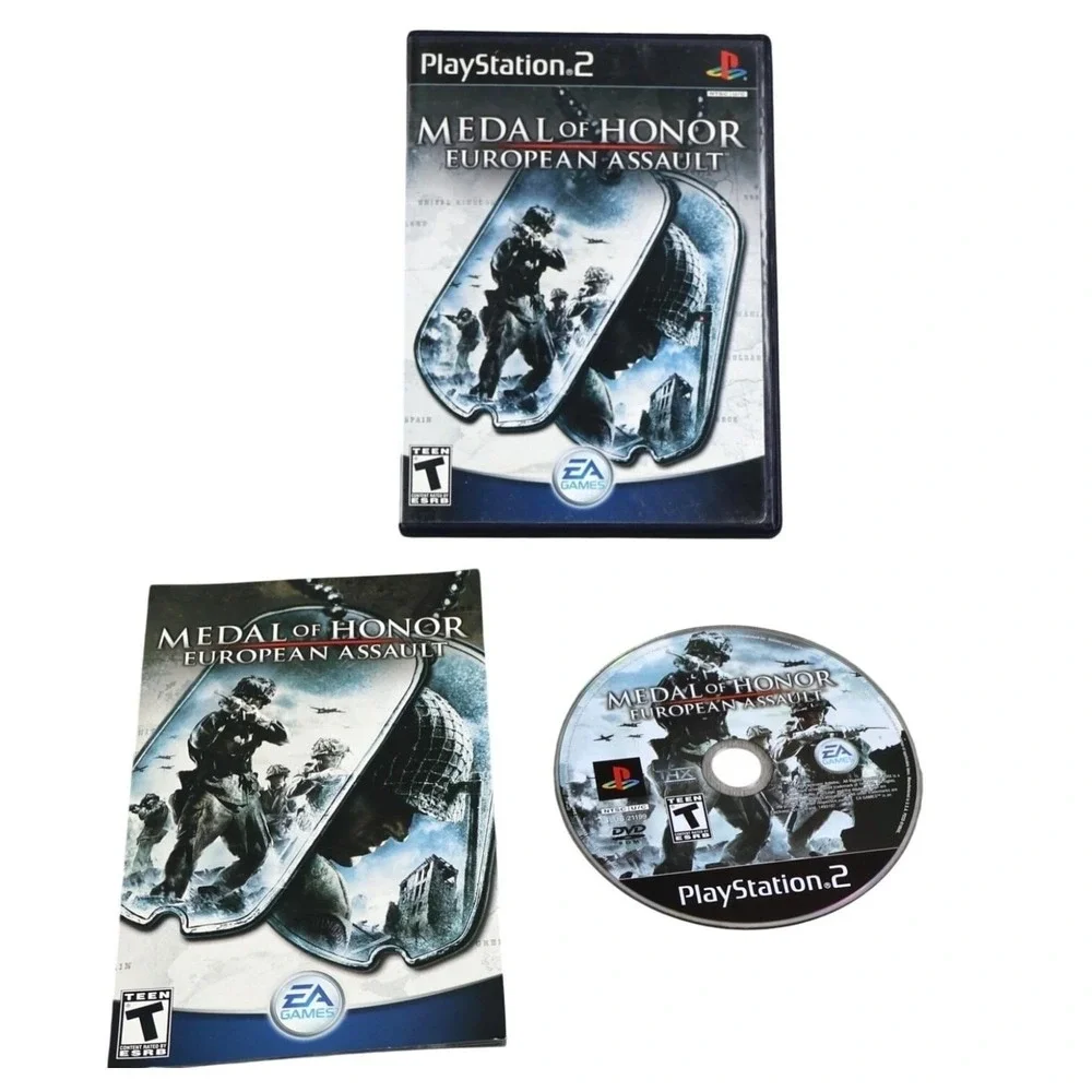 Medal Of Honor European Assault PS2 Video Game EA T-Teen NTSC-U/C Shooter